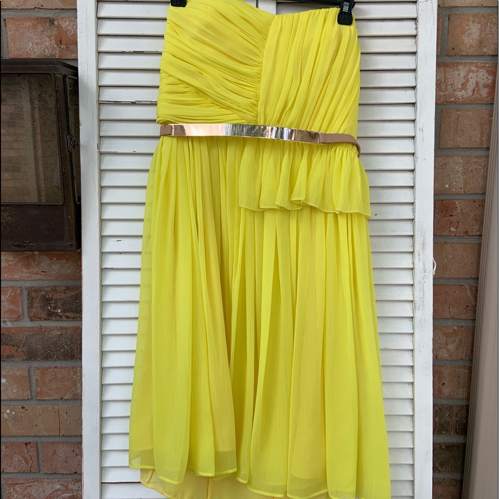 MNG Women’s Dress Strapless Cocktail size 8